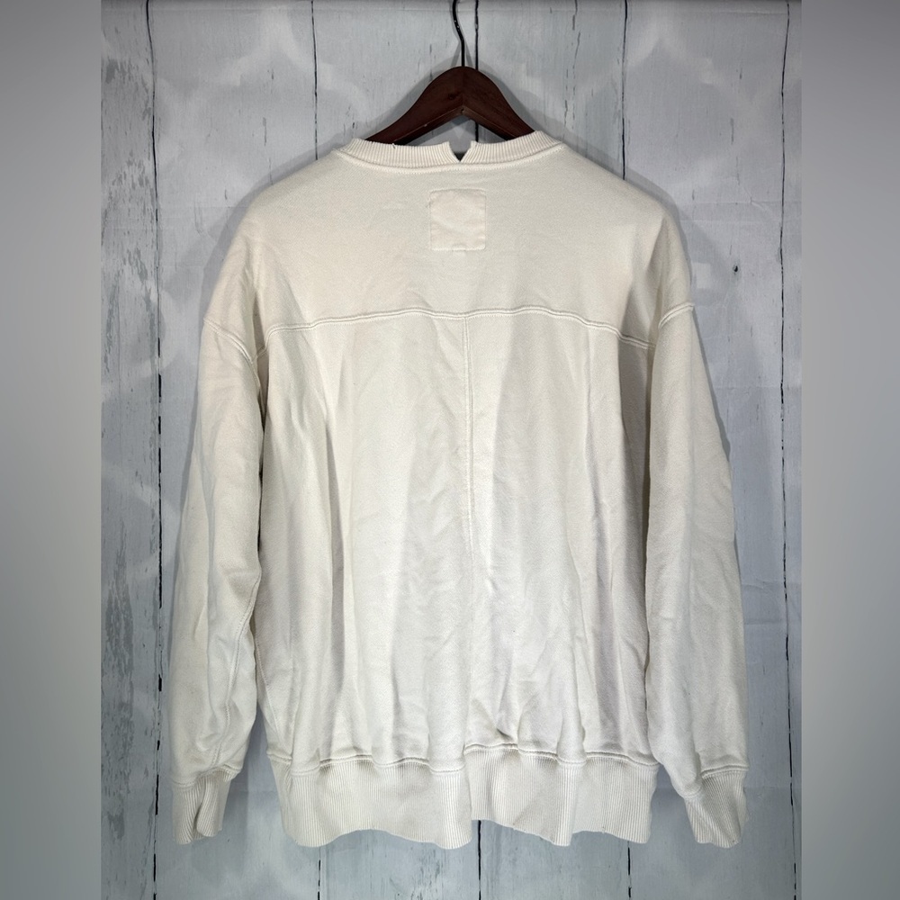 Aerie The Chill Crew Neck Sweatshirt Womens Oversized Graphic Long Sleeve Sz XS - Picture 6 of 14